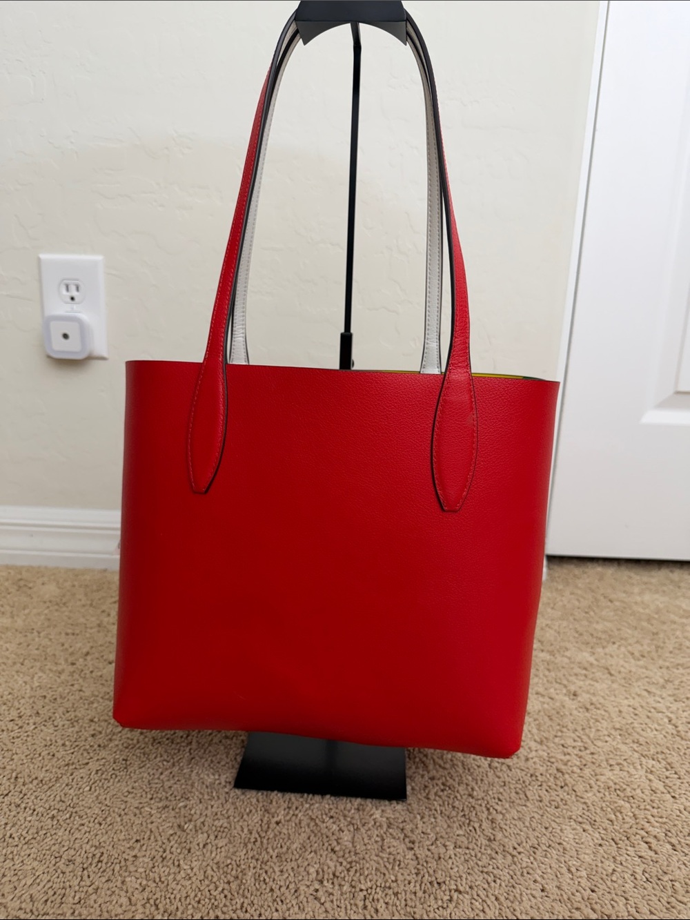 Kate Spade Pride Rainbow Reversible Leather Tote. - Picture 9 of 11